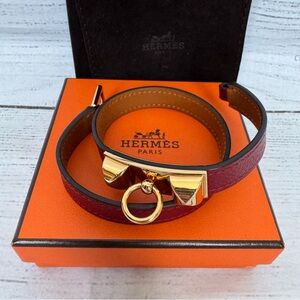 Hermès Rivale double tour bracelet